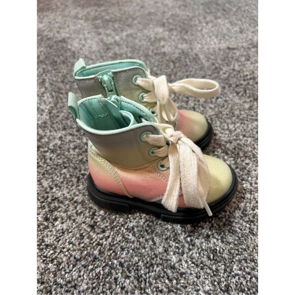 Cat & Jack rainbow boots size 5 toddler - Picture 4 of 5